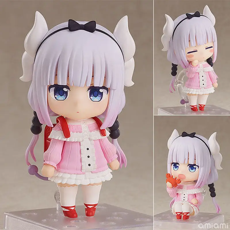 #1963 Miss Kobayashi's Dragon Maid Kanna Kamui Chibi Cute Figure Collectible Desktop Ornament Holiday Birthday Gift Anime Lovers