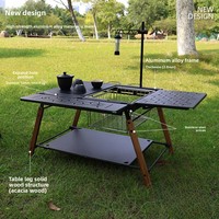 Camping Table Igt 2 Unit Table Outdoor Folding IGT Table Tactical Picnic BBQ Cookware Portable Lightweight Camp Desk for Hiking