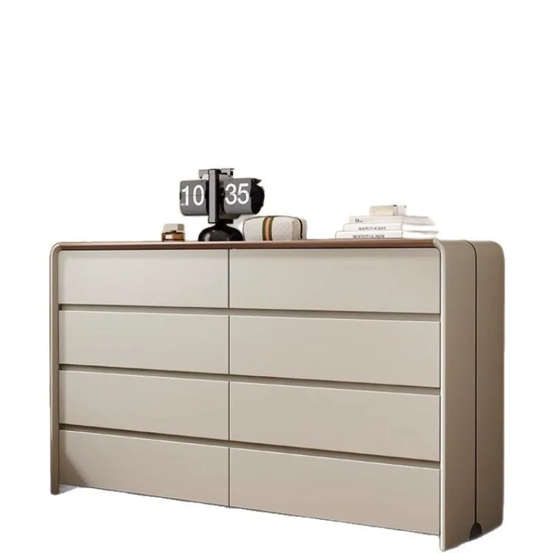 

Шкаф-комод из массива дерева в средневековом стиле с восемью ящиками для спальни, гостиной, прикроватный, для хранения вещей