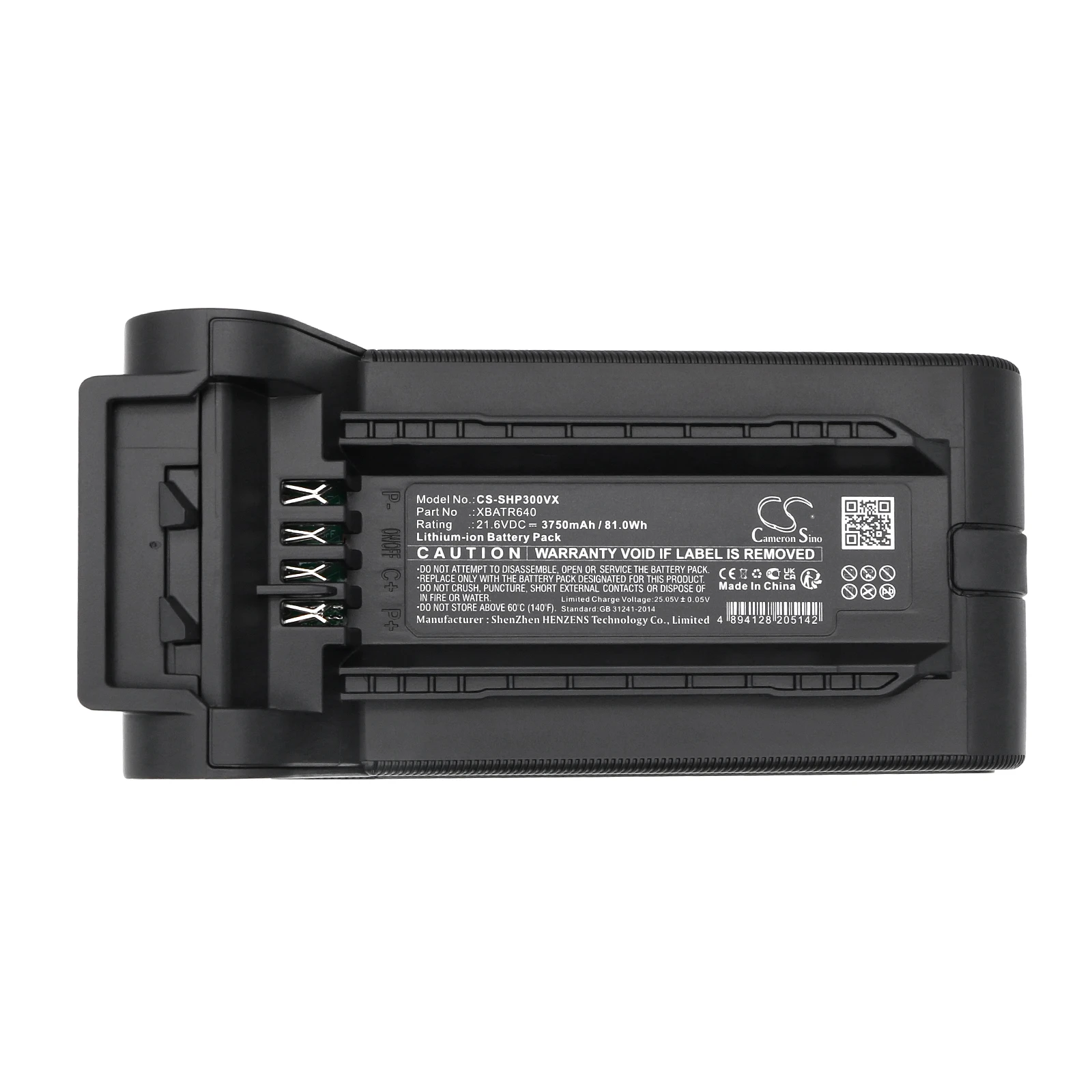 CameronSino Replacement Battery XBATR640EU XBATR640US For Shark  IP1251C IP1220C IP3251C IP3124 IP3252 POWERDETECT Clean & Empty