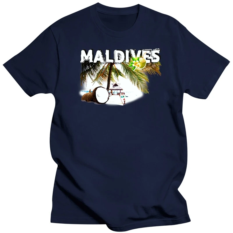 Maldives - white t shirt top holiday country design mens womens kids & baby 2020 fashion t shirt,100% cotton tee shirt