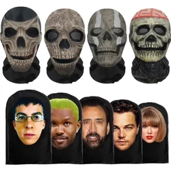 3D Mask Realistic Face Masks Mascaras Realistic Mask Cosplay Prop Funny Mesh Mask Full Face Headwear Mascaras Realistas De Caras
