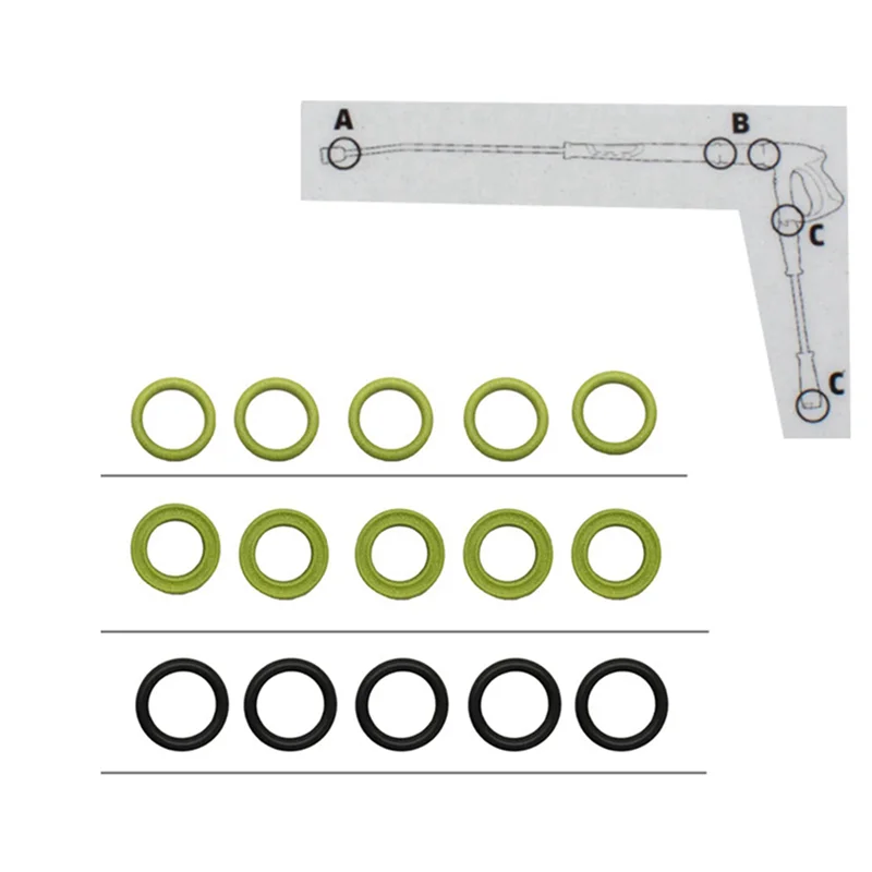 ABUD-60X O-Ring Sealing Ring For KARCHER High Pressure Washer Professional Pressure Washer Spare Set Seals TR 2.880-001.0