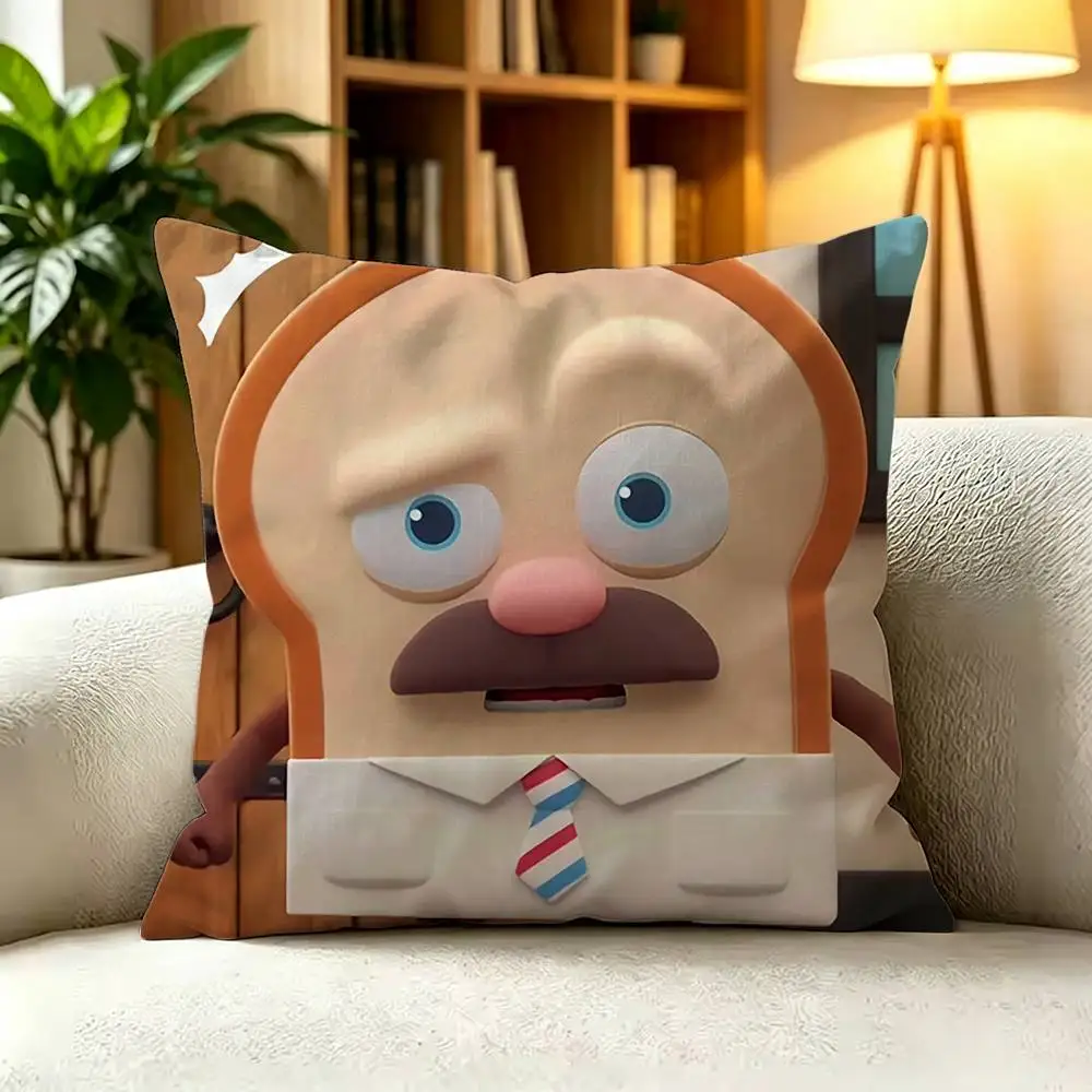 Hit Anime B-Bread B-Barbers Pillow Case Living Room Sofa Cushion Cover Suitable For Home Bedroom Room Decoration