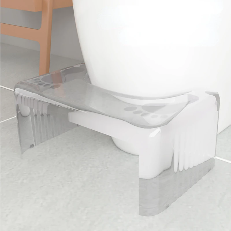 

Footstool Simple and Modern Wind Household Toilet Stool Add Thick Squat Pit Artifact Children Poop Stool Transparent Toilet