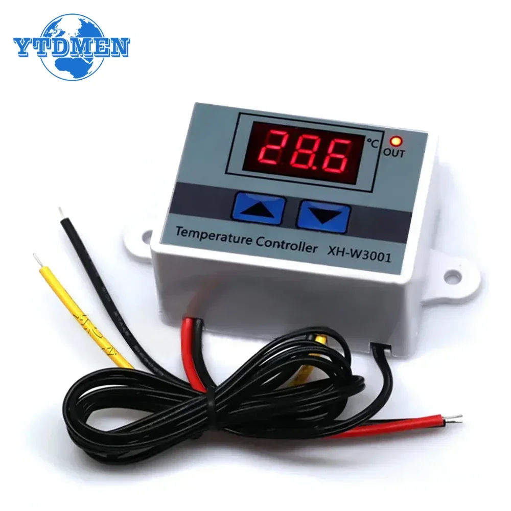 XH-W3001 Digital Control Temperature Microcomputer Thermostat Switch Thermometer New Thermoregulator 12V/24V/220V 10A