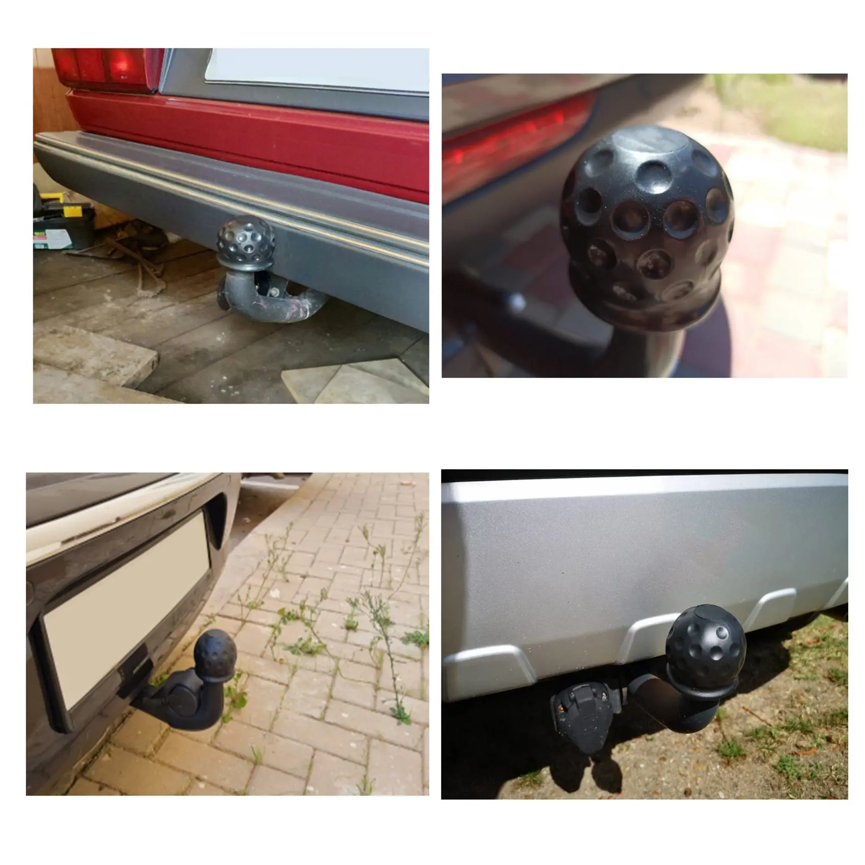 50Mm Trekhaak Kogelafdekkap Trekhaak Caravan Aanhangwagen Towball Bescherming Voor Auto Truck Aanhangwagen Rv Camper Atv Quad