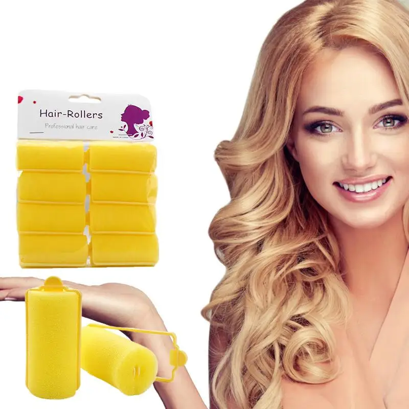 

Soft Sponge Foam Cushion Hair Rollers Women Styling Heatless Hair Curlers Salon DIY Curls Hairdressing Kit Hair Styling tools