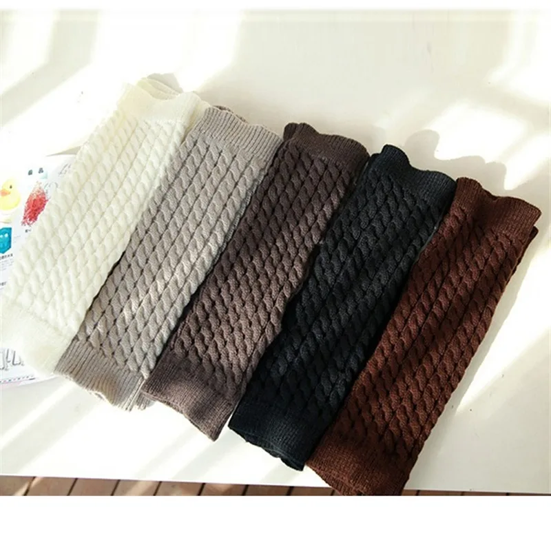 Süße Mädchen Beinlinge Gestrickte Fuß Abdeckung Frauen Herbst Winter Bein Wärmer Socken Haufen Haufen Socken Beinlinge Japanischen