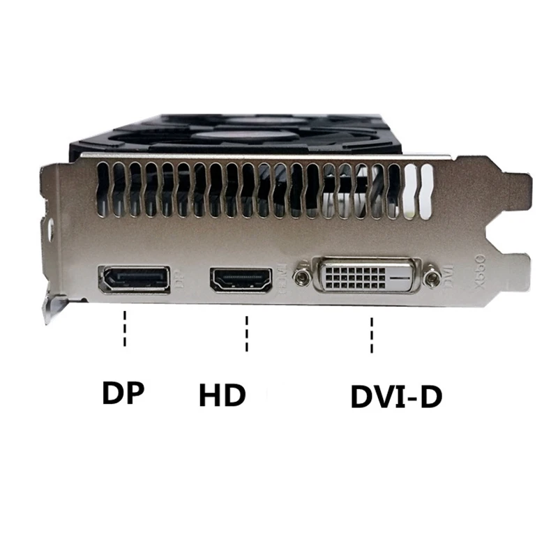 For AMD RX550 4GB HD Graphic DDR5 28Nm 1183(Mhz)1500(Mhz)128Bit DVI+HD+DP PCI-E 2.0 Video Card Computer Accessories Parts