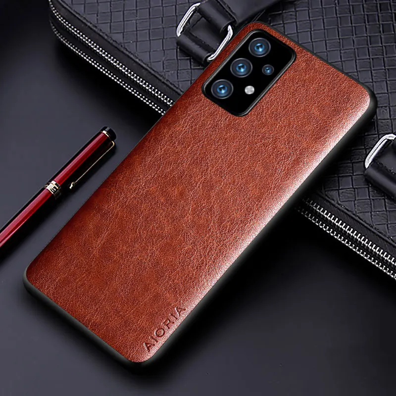Luxury PU leather Case for Samsung galaxy  A52 A72 A32 A22 A42 A52S 5G 4G with Business solid color design phone cover