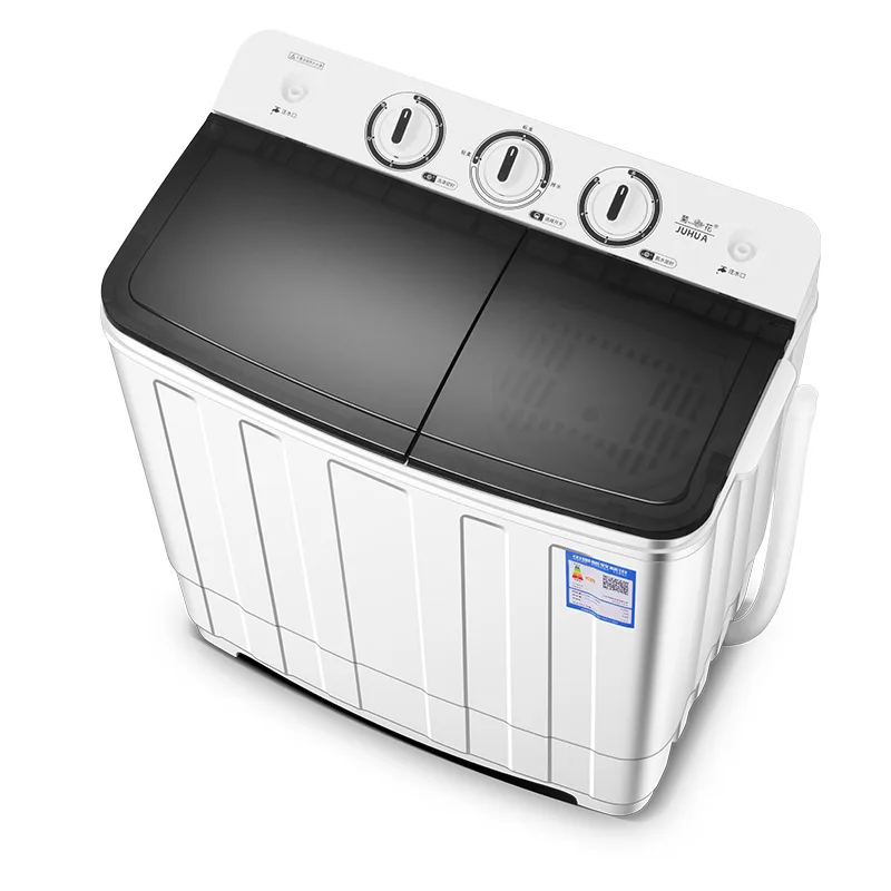 Double bucket double cylinder old-fashioned household semi-automatic dormitory washing down jacket cotton jacket drying