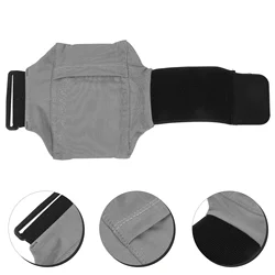 Bolsa de pierna para teléfono para correr, soporte para teléfono móvil, almacenamiento para montar en la pantorrilla deportiva, bolsa elástica para el tobillo, soporte para Fitness