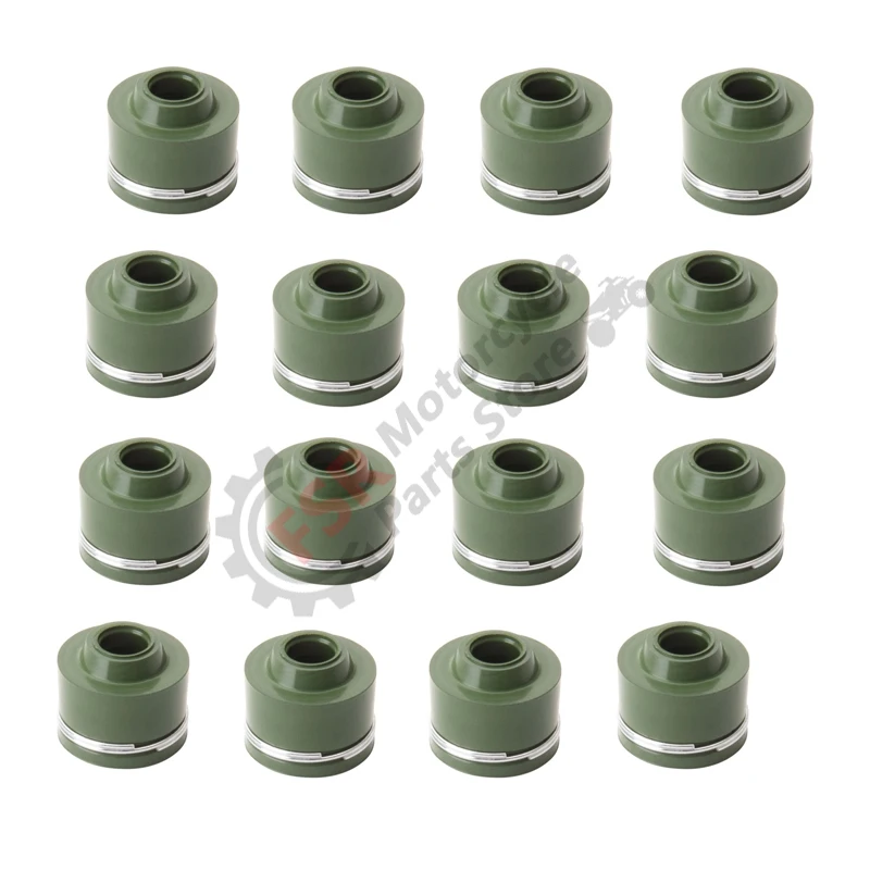 ختم جذع الصمام، يناسب سوزوكي GSX-R 1100 750 600 RF600 SV650 SV-S650 BANDIT 400 RM-Z 250 DR-Z 250 الدخيل 125، P/N:09289-04002-000