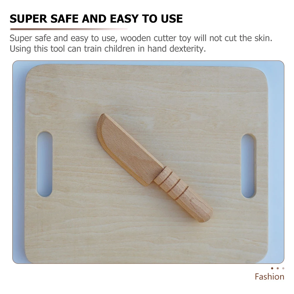 

1 set Wooden Simulation Kitchen Toy Set Kids Safe Toy With Cutting Board Early Education Learning Tool For Children