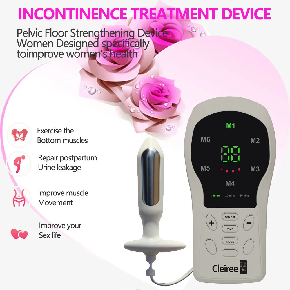 Kegel Exerciser Incontinence Stimulator with Probe for Bladder Control and Pelvic Floor Exercise