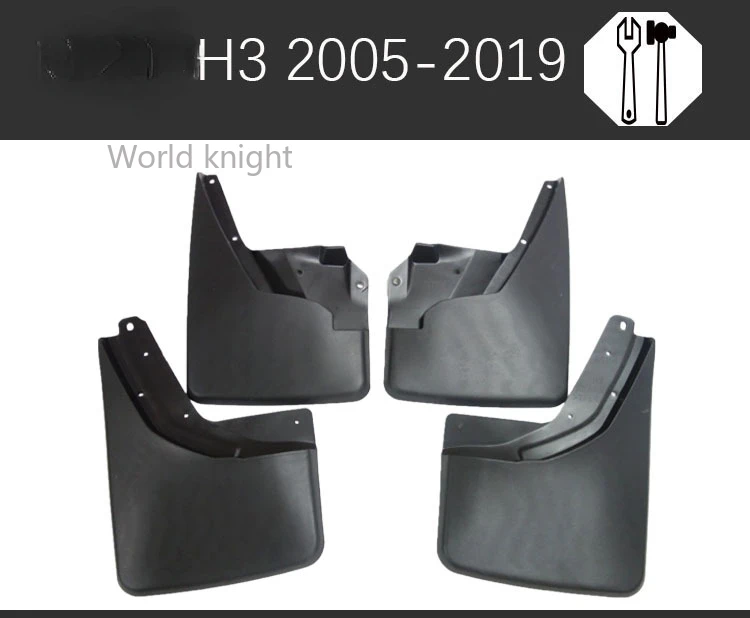 

Accessories Car Mud Flaps For Car Mud Flaps For Hummer H2 H3 2003-2019 Splash Guards Fender Mudflaps