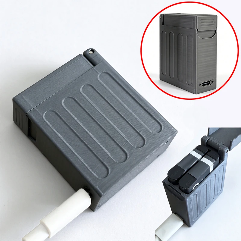 1PCS Dual Charging Case for Ricoh GR III/DB-110 Battery Storage Box USB-C Independent LED Indicators Portable Charger Accessory