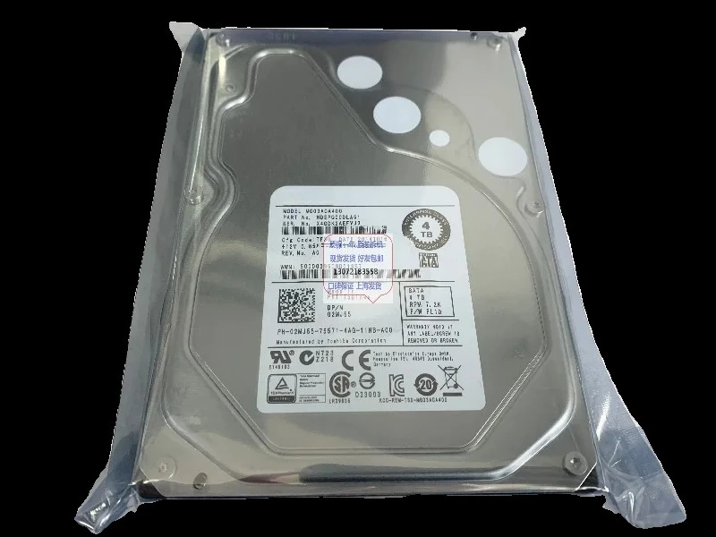 

Для Toshiba MG03ACA400 4T SATA 7,2K 3,5 02MJ55 2MJ55 R730 Жесткий диск