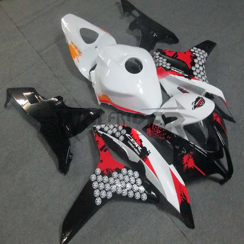 INJECTION MOLD Fairing for CBR600RR 2007-2008 red white silver CBR 600RR F5 07 08 bodywork kit motorcycle fairings