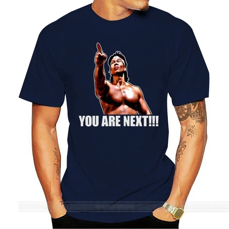 T-shirt en coton Bloodsport Movie Chun Li Quote pour hommes, mode d'été, taille européenne