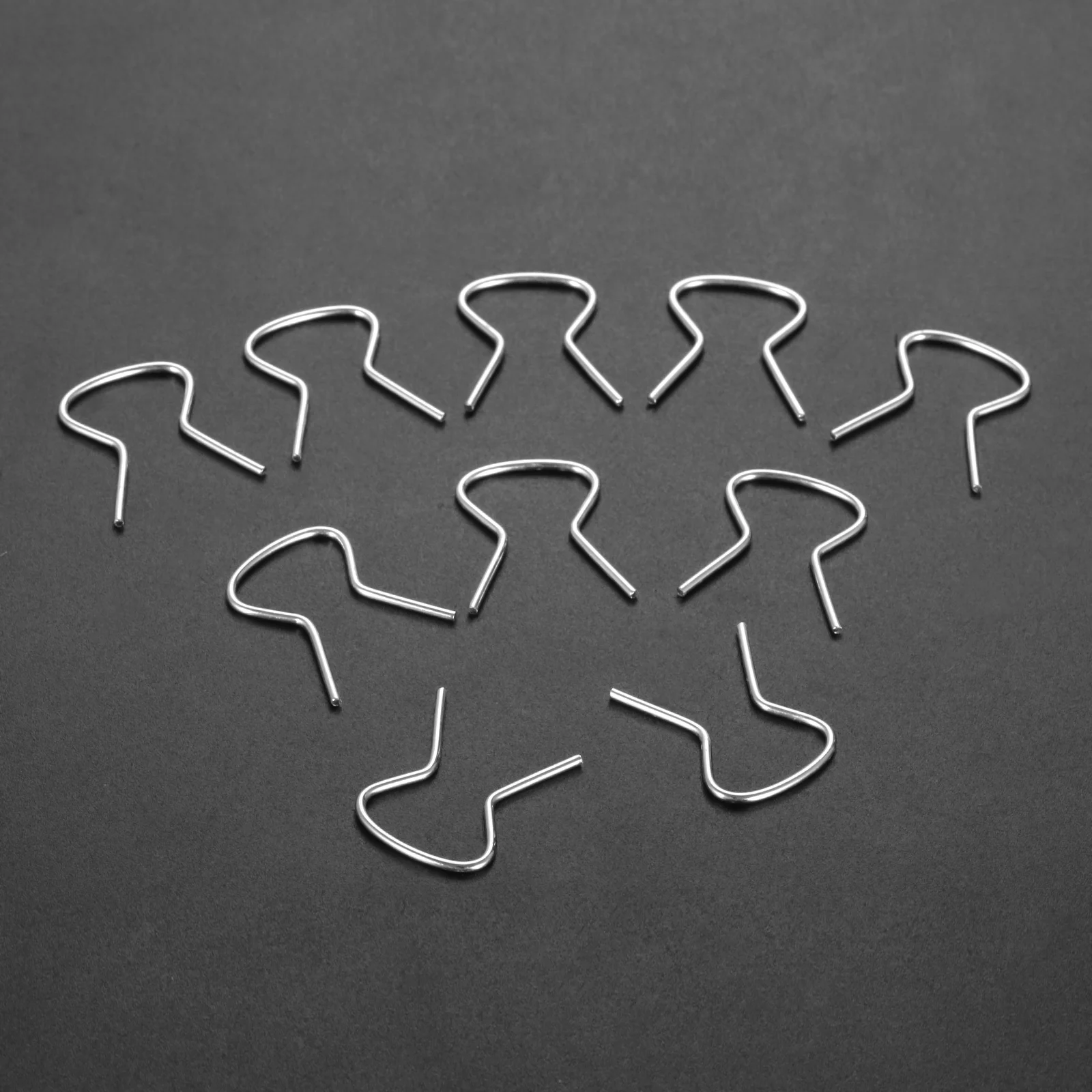 10Pcs Auto Roll Up Retaining Winder Handle Clips Car Door Window Crank Clip Metal Retainer for Buick Cadillac Chevrolet Pontiac