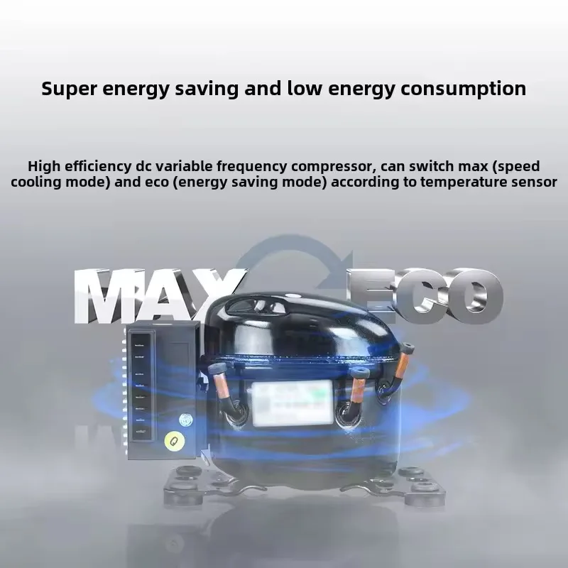45L Custom-made Car Refrigerator for RV Truck Camping Applications Compressor-controlled Camping Car Cooler Fridge