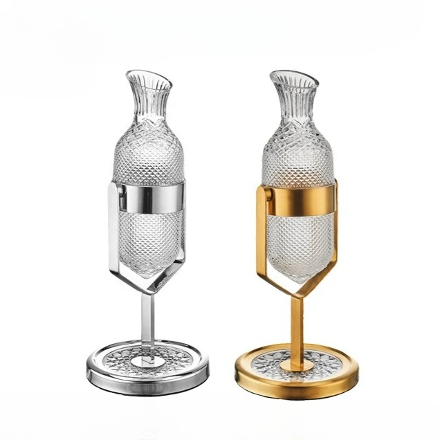 Shakeable Rapid Wine Aerator Decanter Luxury Crystal Pour Vessel Complete Household Red Wine Glass Drinkware Set