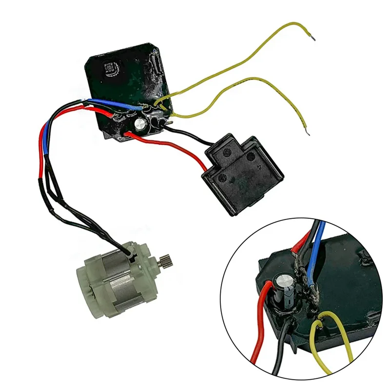 Conjunto de motor sem escova ABZV-2X com pés de pinos para conjunto de motor de motosserra elétrica de 4 polegadas 6 polegadas 8 polegadas