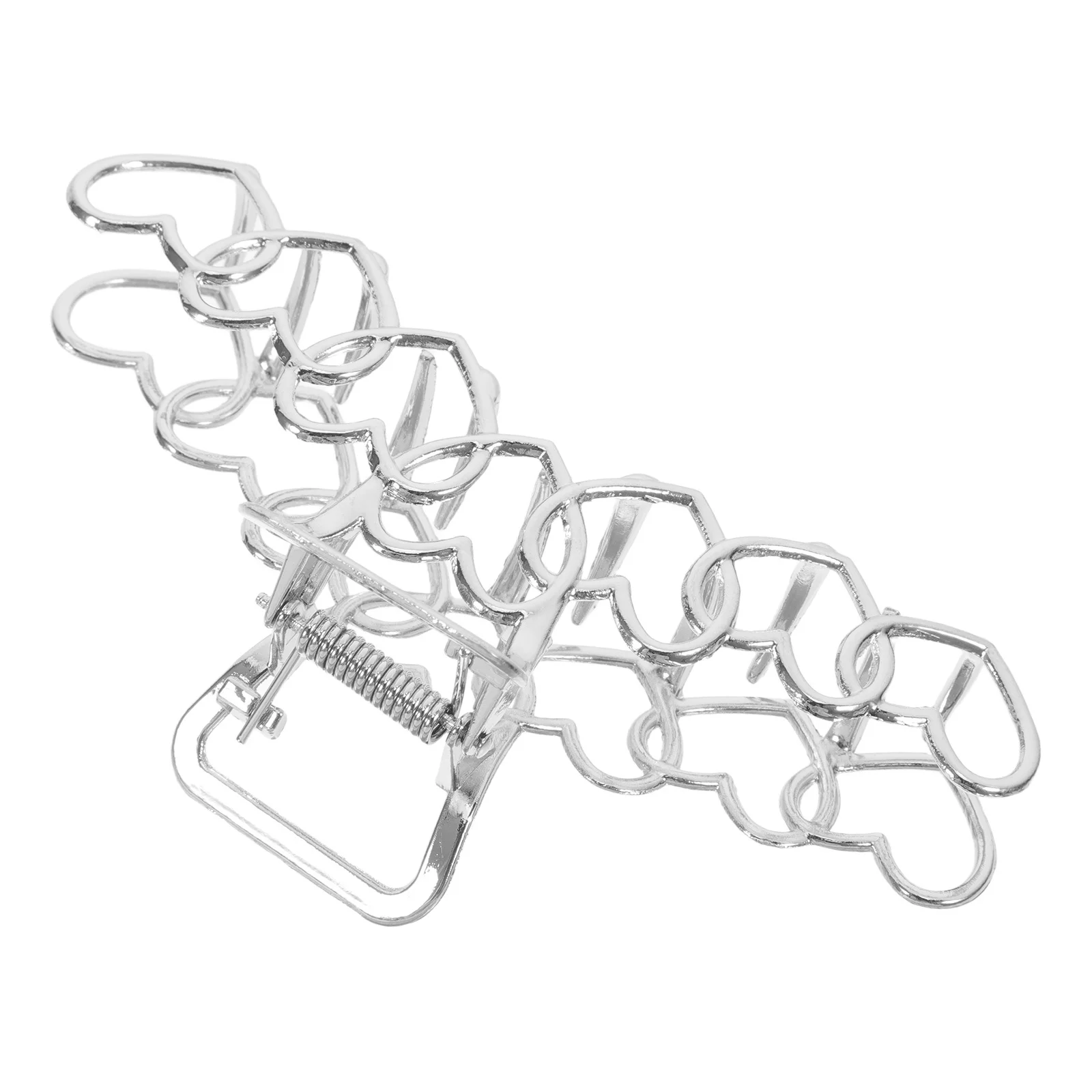 

Women Metal Thick Claw Stylish Heart Design Strong Grip Accessories Thick Long Large Jaw Clip Styling Tool Steel Clamps