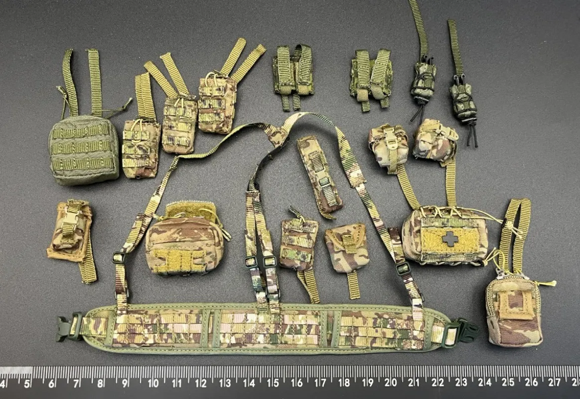 

Belt &bag Set Model for DAM 78105 1/6 Scale Soldier Russian Federation VDV