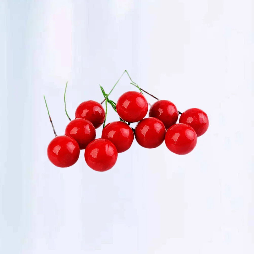 

50Pcs Artificial Small Realistic Fake Decorative Fruit for Parties Kitchen Christmas Decor Simulation Berries