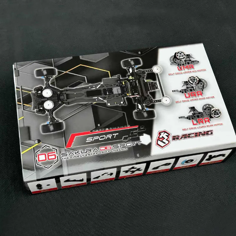 3RACING Sakura D6 Sport D6S KIT 1/10 RC Electric Remote Control