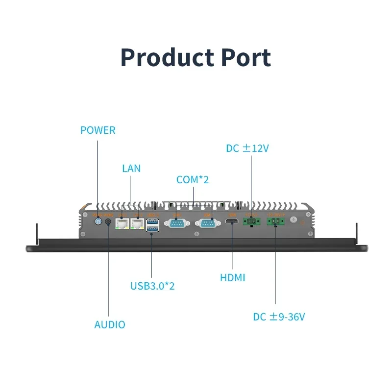 Premium Products 2026 13.3 15.6 18.5 21.5 23.6 27 Inch Lcd Ip65 Capacitive Panel Wall Mount Touch Screen Monitor Display