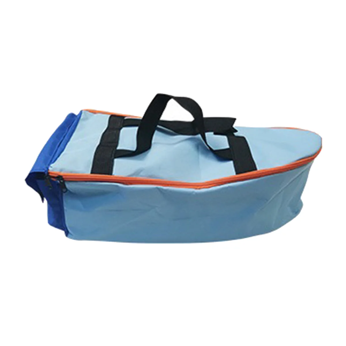 Double Zipper Carry Bag for Bait Boat Water Repellent Fishing Finder Boat Storage Bag Fishing Equipment Blue