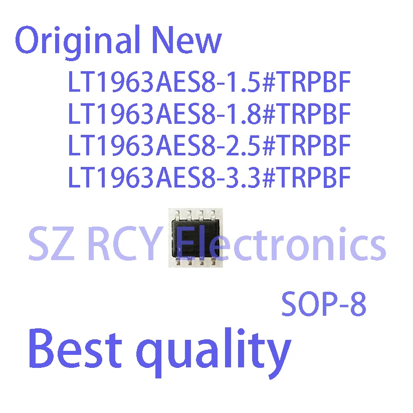 (2-5 PCS)NEW LT1963AES8-1.5 LT1963AES8-1.8 LT1963AES8-2.5 LT1963AES8-3.3 #TRPBF LT1963AES8 LT1963A SOP-8 IC Chip electronic