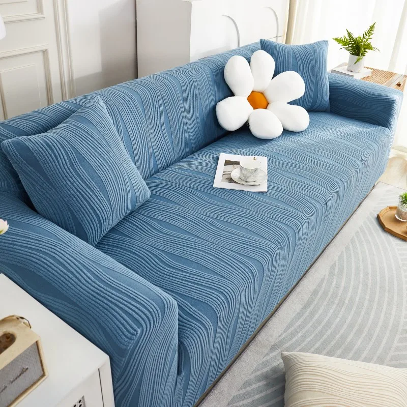 วัสดุผ้า ราคาปลีก พิมพ์ลายดอกไม้ ปรับแต่งได้ Impermeable นุ่มสบาย ผ้าคลุมโซฟาล้างทําความสะอาดได้ด้วยเครื่องได้