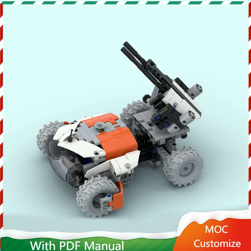 

508 шт. Moc High Tech City Роскошная артиллерийская башня Модель Строительные блоки Технология Сборочные кирпичи Игрушки «сделай сам» Детский подарок на день рождения