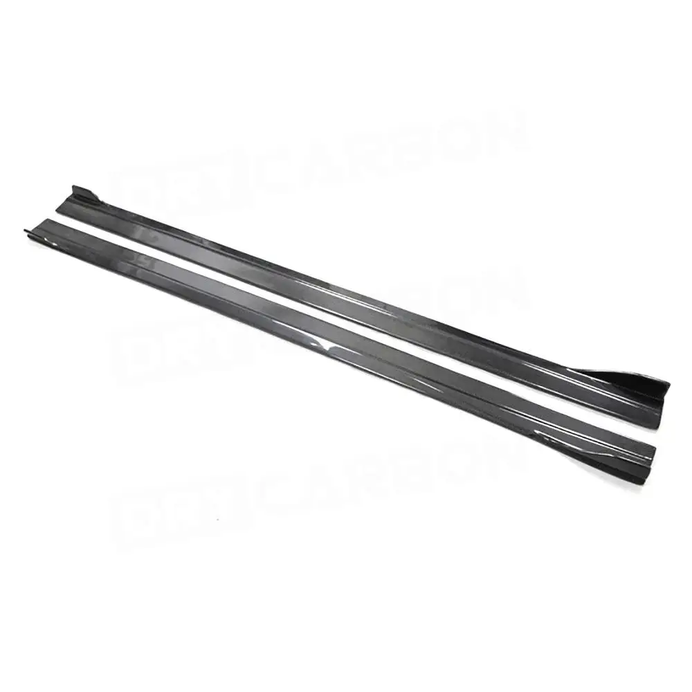 Carbon Fiber Side Skirts Rocker Panel Lip Splitter FRP Accessories for Mercedes Benz A CLA Class W177 W118 A35 CLA35 AMG 2019+