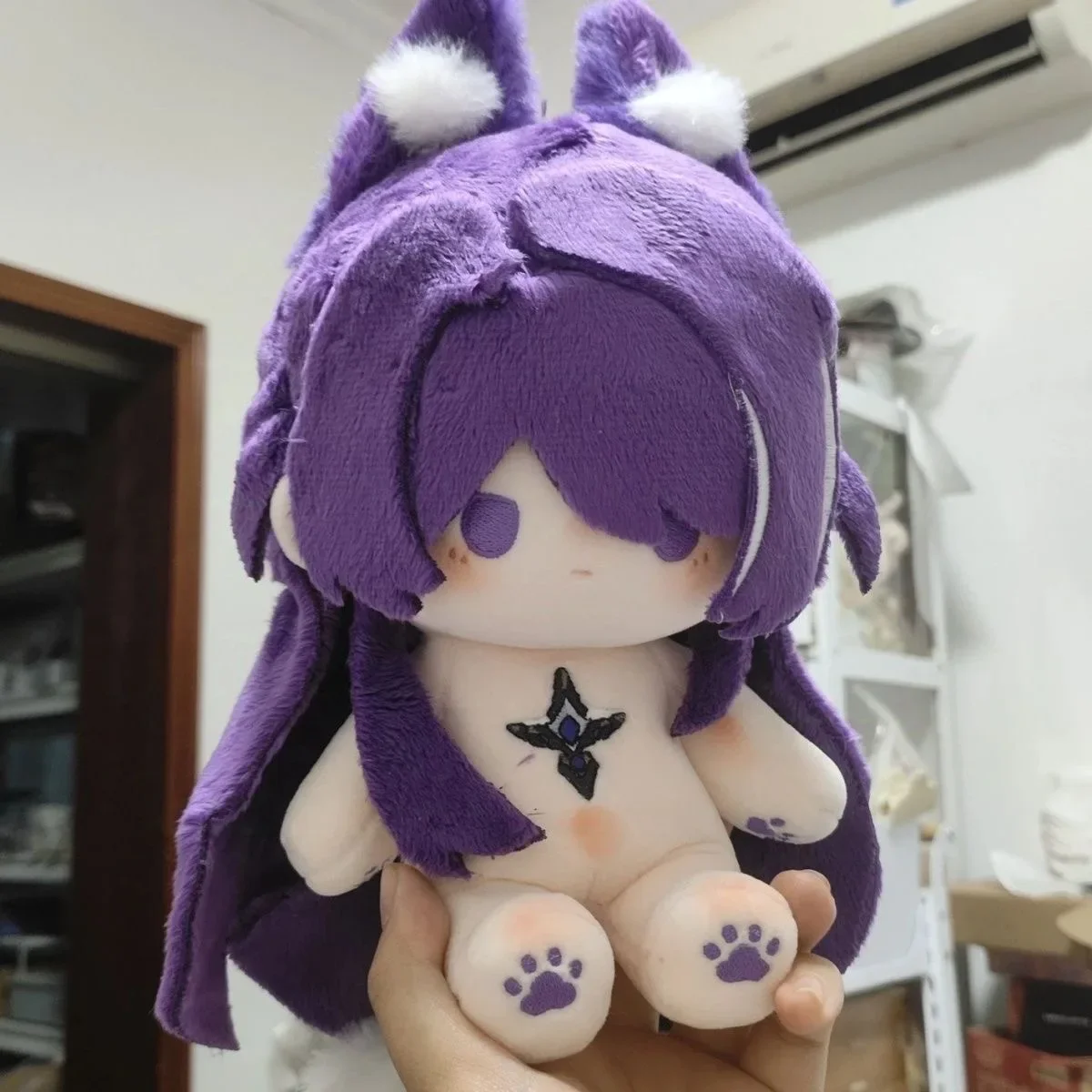 

20 CM Game Honkai: Star Rail Acheron Cute Monster Plush Doll Stuffed Cotton Body Figures Dress Up Plushie Toys Pillow Xmas Gift