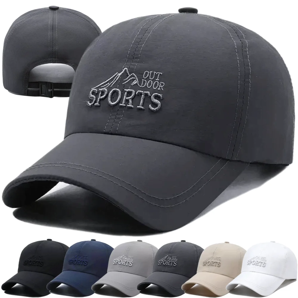 Bestseller Unisex Schnelltrocknende Baseballkappe für Männer und Frauen mit Stickerei SPORT Outdoor Freizeit Sommer Hut Mütze