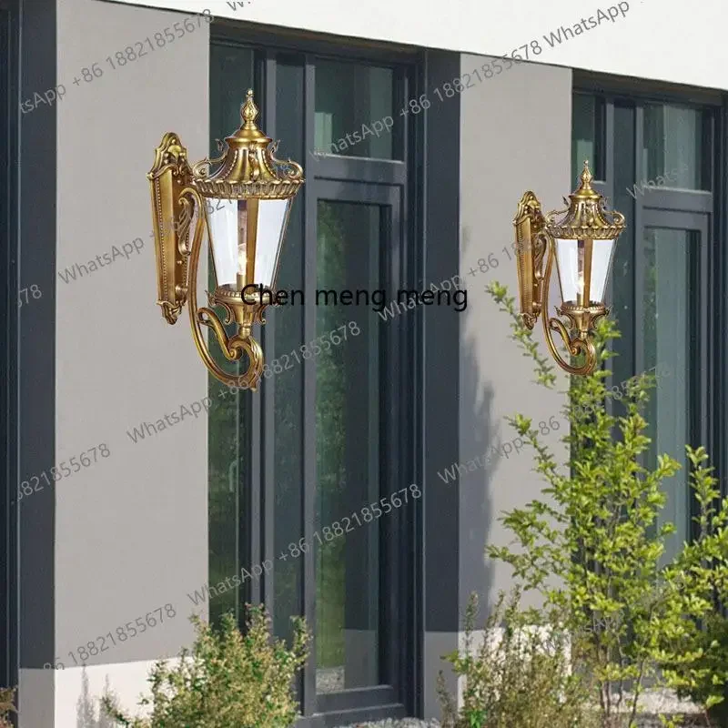 G153 الأوروبي الراقية مصباح الجدار في الهواء الطلق حديقة فيلا فناء المنزل مصباح الباب الجدار في الهواء الطلق #2