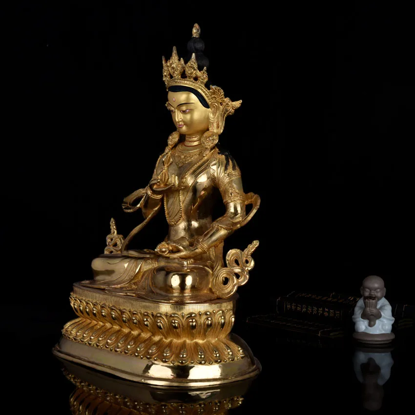 TOP GOOD LARGE # HOME hall  Talisman Tibetan Buddhism Huge gold-plated Vajrasattva buddha statue 48