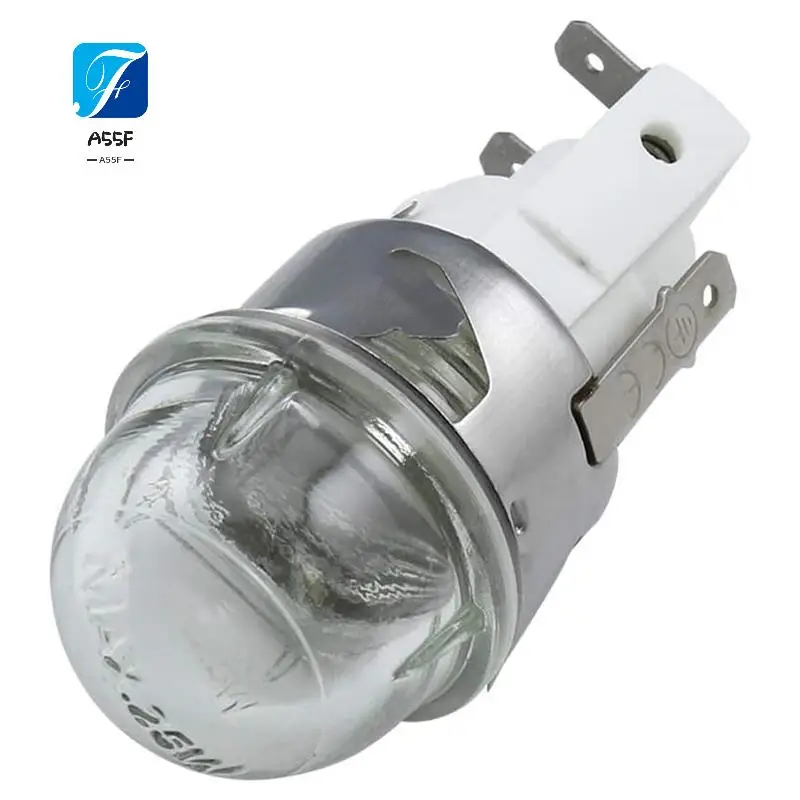 

A55F-2Set E14 Высокая термостойкость 300 градусов Цельсия 250 В 25 Вт Лампа для духовки, патрон для духовки, головка лампы для духового освещения