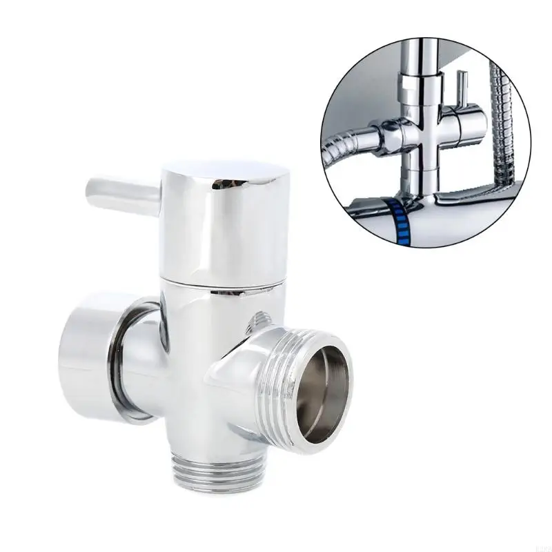 B2RB 2,5 Bras douche en laiton Diverteur pour bain vanne Système douche universel 2 voies