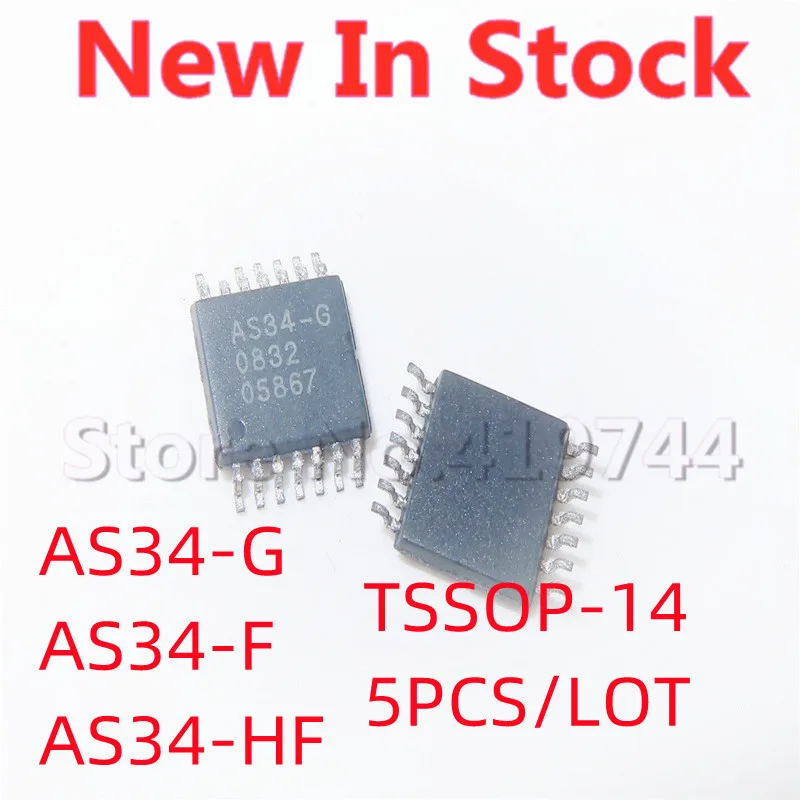 5PCS/LOT AS34-G AS34-F AS34-HF AS34 TSSOP-14 SMD LCD screen chip In Stock NEW original IC