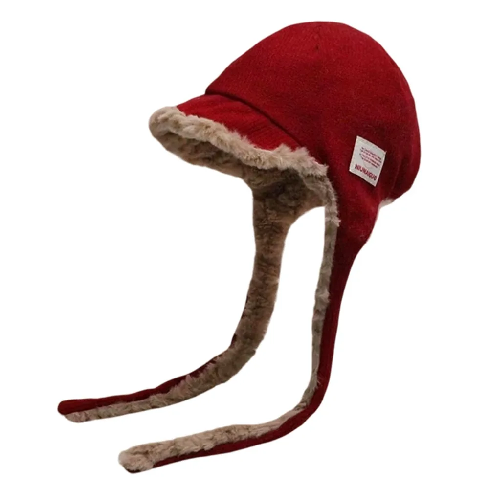

Creative Thickened Ear Protection Hat Cold Proof Thermal Fleece Cap Comfortable Windproof Warm Hat Autumn Winter