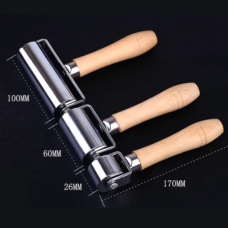 Diy Edge Creaser Lamination Rollers Cobbler Tools Craft Tool And Accessories For Leather Sewing For Work Handicraft Professional