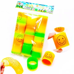 36PCS 3.5CM Rainbow Magic Spring for Kids Birthday Party Toy Gift Pinata Filler Easter Halloween Christmas Carnival Party Favors