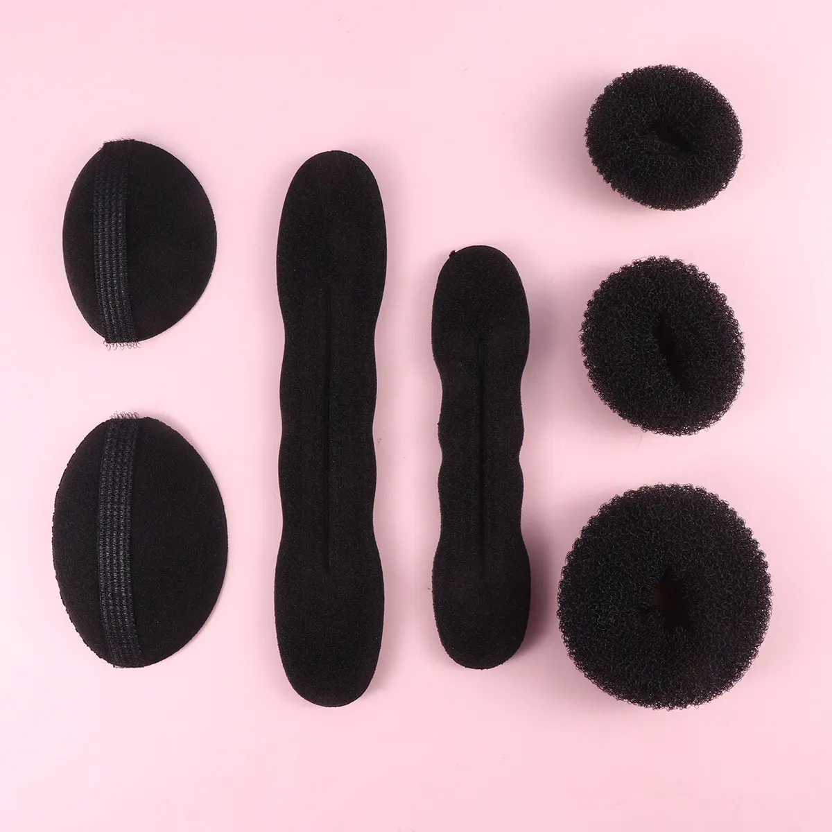 

71Pcs Donut Hair Bun Maker Set DIY Chignon Maker for All Hair Types Quick Styling Tool for Salon Cosmetology Students Braiding